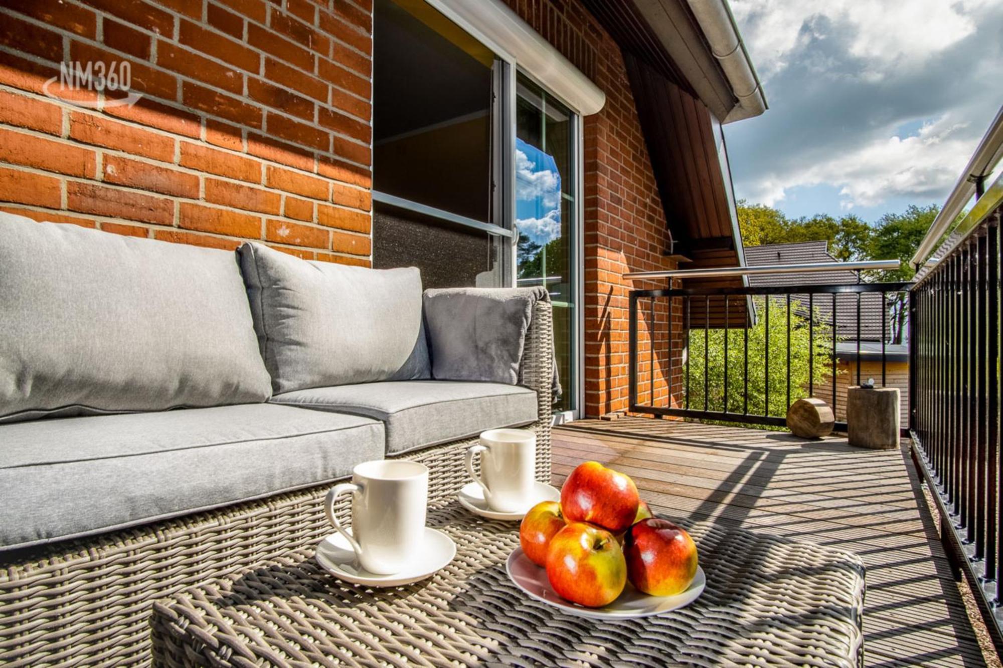 Traumhaftes Appartement Mit Balkon - Odins Blick Wohnung 6 - Mit Privatstrand, Sauna Lobbe Eksteriør billede