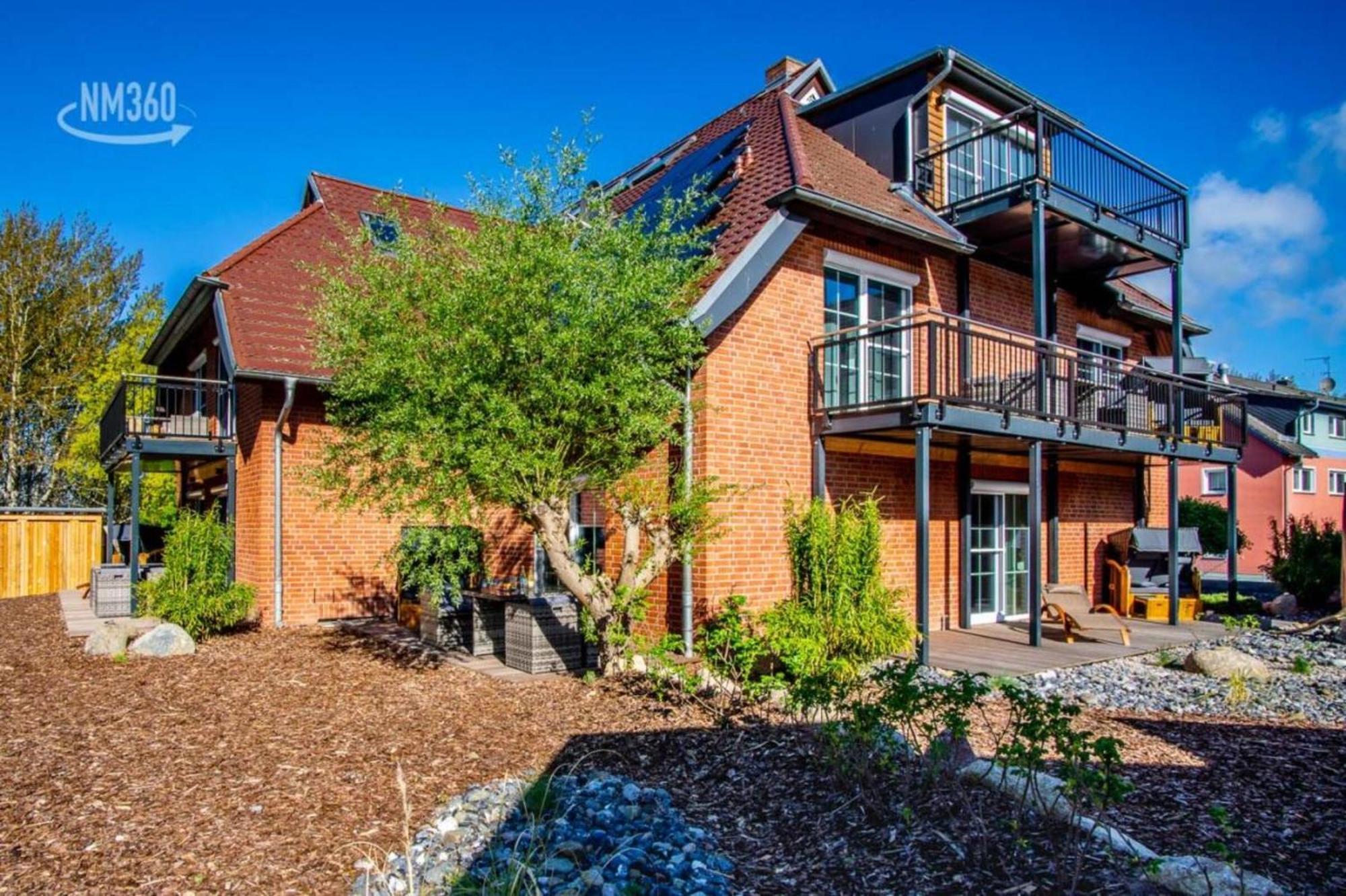 Traumhaftes Appartement Mit Balkon - Odins Blick Wohnung 6 - Mit Privatstrand, Sauna Lobbe Eksteriør billede